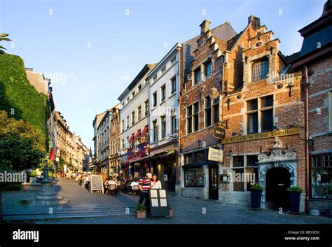 Street Of Brussels Banque De Photographies Et Dimages à Haute