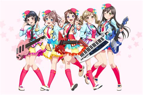 Bang Dream Hanazono Tae Ichigaya Arisa Toyama Kasumi Ushigome Rimi