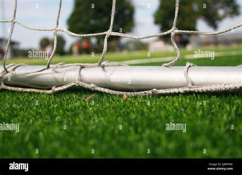 A Soccer Field with artificial Turf Stock Photo - Alamy