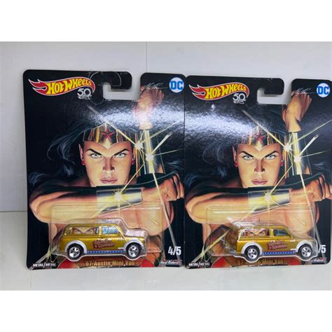 全新 Hot Wheels 風火輪 l Austin Mini Van 奧斯丁 神力女超人 DC 旅行車 膠胎 蝦皮購物