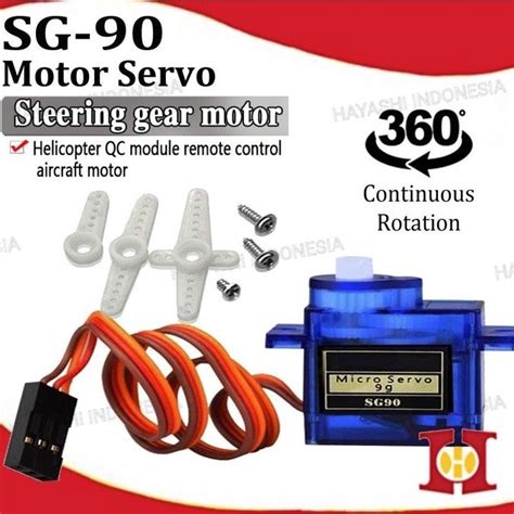 Jual Motor Micro Mini Servo Tower Pro SG90 SG 90 9G Arduino Plastic