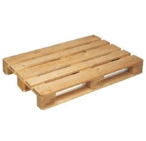 Cream Rectangular 4 Way Industrial Wooden Pallet For Packaging At Best