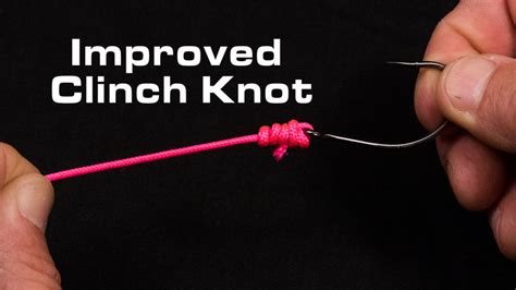 How To Tie The Improved Clinch Knot — Into The Blue Fishing Blog