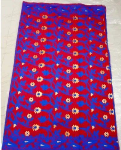 TinaMoni Pure Cotton Bengal Handloom Tant Saree Without Blouse 5 5 M