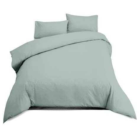 Duck Egg Cotton 200tc Duvet Cover Set Volpes