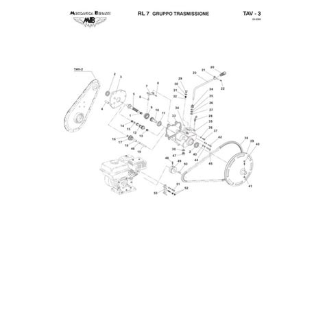 Ricambi Meccanica Benassi Per Motozappatrice RL 7 03 05 IT