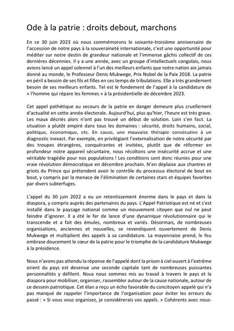 Christophe RIGAUD on Twitter RDC 1 an après lappel dun groupe d