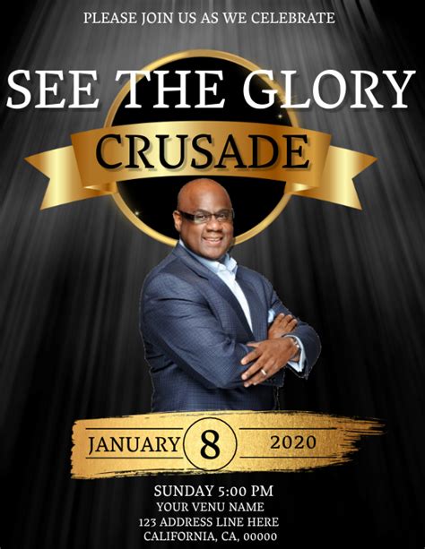 Church Crusade Event Flyer Template Postermywall