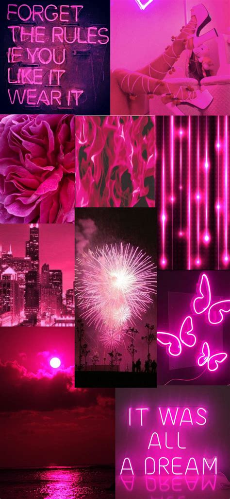 Download Neon Pink Vibes Wallpaper