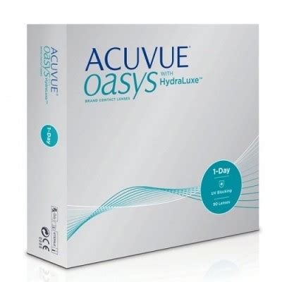 линзы Acuvue Oasys 1-Day with HydraLuxe (90 шт.) 6572 - Линзы 1-Day