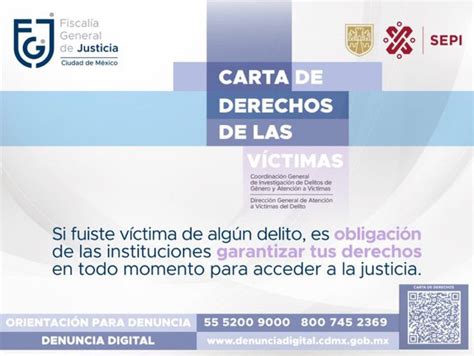 Ifpes Cdmx On Twitter Unpasom Sporlajusticia La Carta De Derechos De