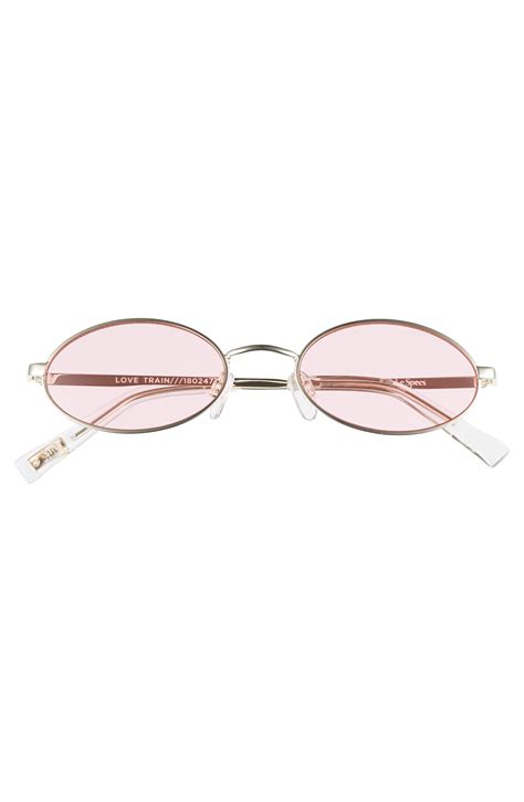 Le Specs Love Train 51mm Oval Sunglasses