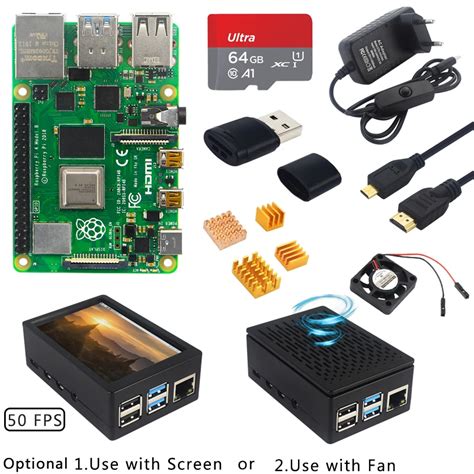 Raspberry Pi Model B Zestaw Gb Ram Gb Tf Etui Na Karty