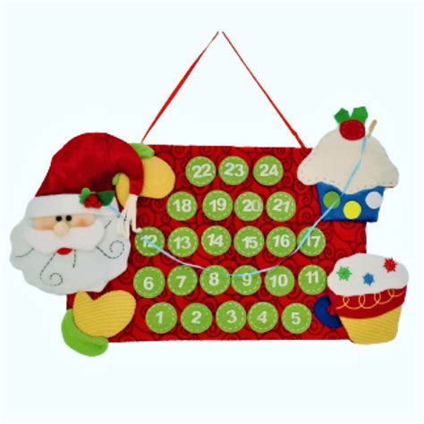 Calendar Advent Numara Zilele Pana La Craciun 55 X 35 Cm Emagro