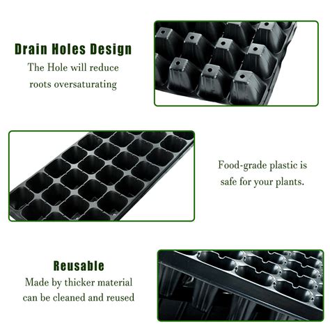 Cells Ps Plastic Plant Seed Tray For Nursery Vegetables