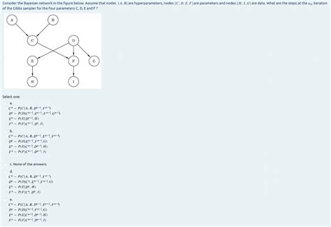 Solved Consider The Bayesian Network In The Figure Below Chegg