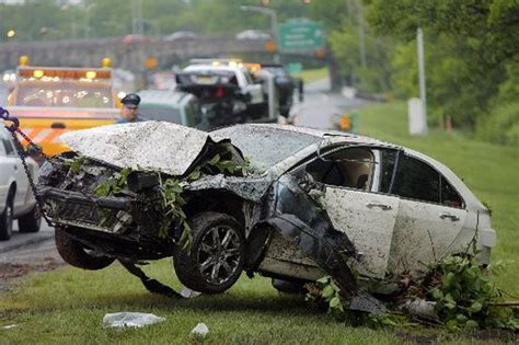 Accident Involving Police Car On Garden State Parkway In Clark Causes