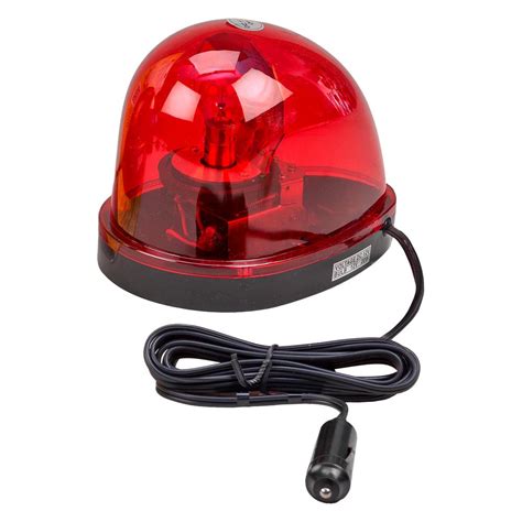 Wolo 3210 R Emergency 1 Red Lens Rotating Warning Light