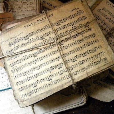 Vintage Junky Creating Character Vintage Sheet Music Sheet Music