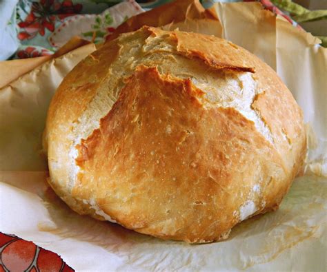 Crusty Bread Easy Overnight No Knead - Frugal Hausfrau