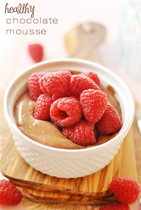 Healthy Chocolate Mousse Recipe Recipe Healthy Chocolate Mousse Mousse Recipes Healthy