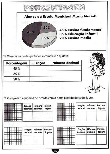 Atividade Pronta De Porcentagem S Rie Aprender E Brincar