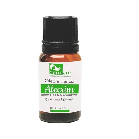 Óleo Essencial de Alecrim 10ml Dermare Shopee Brasil