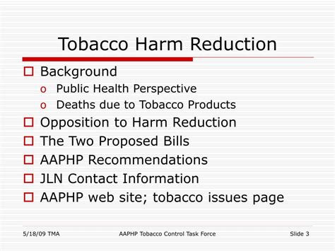 Ppt Tobacco Harm Reduction Powerpoint Presentation Free Download