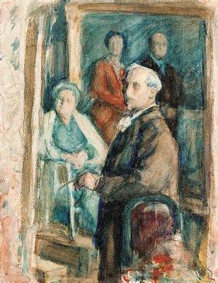 Leonid Osipovich Pasternak Self Portrait With Wife And