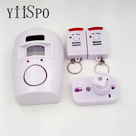 YiiSPO IR Infrared Sensor Security Detector With 2 Remote Control ...