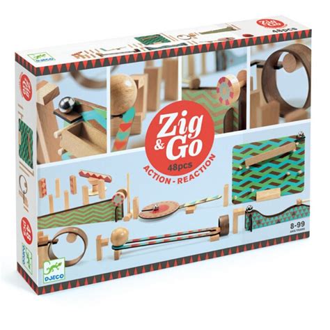 Djeco Zig & Go Action Reaction 48 piece set | Best STEM Toys | KidzInc
