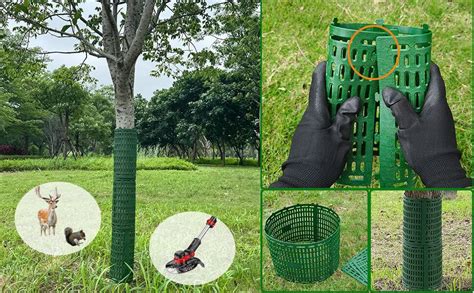 Amazon Tree Trunk Protectors Tree Bark Protectors 4Pcs Small