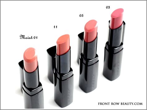 Suqqu Lipsticks Reviews and Swatches – Creamy Glow and Creamy Glow Moist