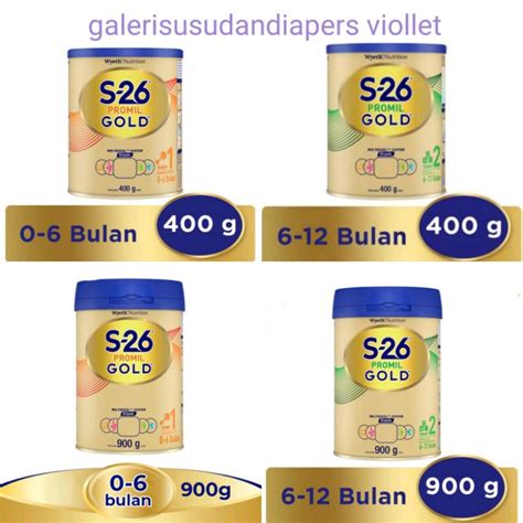 Jual S26 Promil Gold Tahap 1 2 400GR 900GR Shopee Indonesia