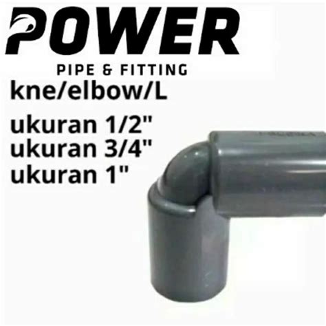 Jual Elbow Aw Pvc Elbo Knie Kni Keni Sambungan Pipa Power Shopee