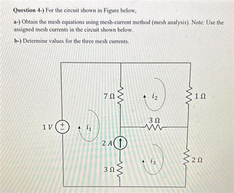 Solved Question For The Circuit Shown In Figure Below Chegg