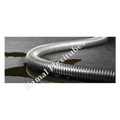 Round Stainless Steel Interlock Flexible Hose Pipes At 40 Meter In