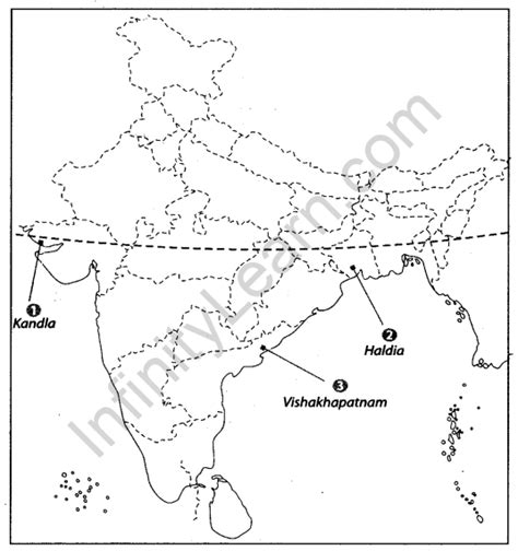 Class 10 Geography Map Work Chapter 7 Lifelines Of National Economy Infinity Learn By Sri