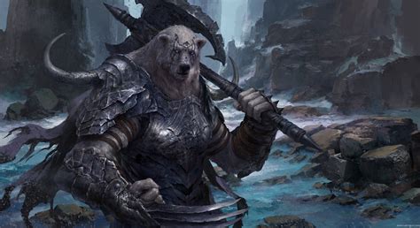 Bear Warrior Concept Art World Dungeons And Dragons Characters