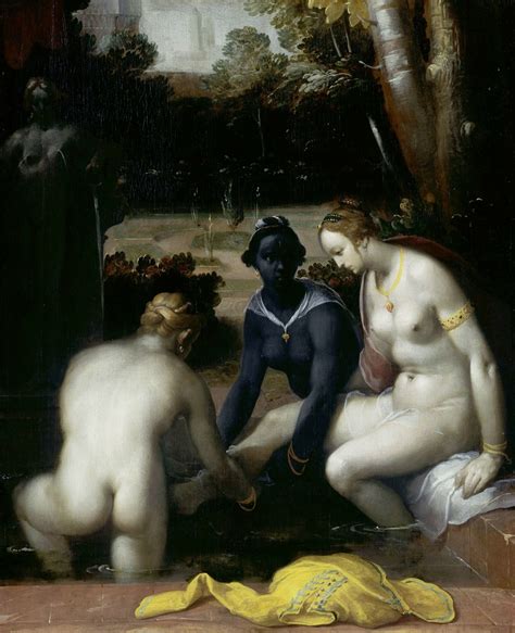 Bathsheba At Her Toilet Cornelis Cornelisz Van Haarlem Artwork On