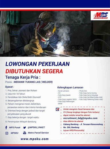 Lowongan Kerja Welder Proyek 34 Koleksi Gambar