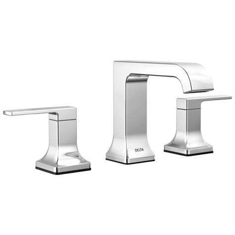 Two Handle Widespread Bathroom Faucet In Chrome 3539lf Mpu Delta Faucet