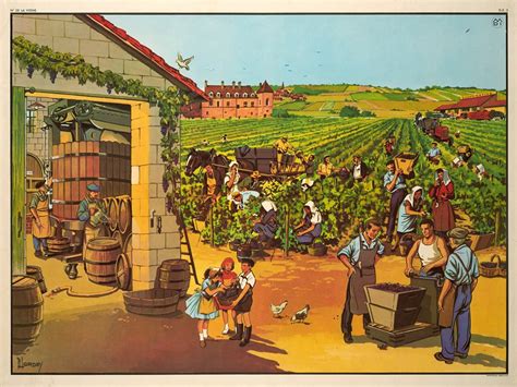 Vintage Poster Le Travail De La Vigne Galerie 1 2 3