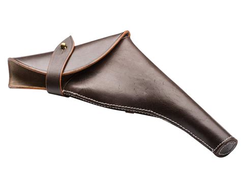 Webley MKVI Air Pistol Right Hand Leather Holster | Replicaairguns.us