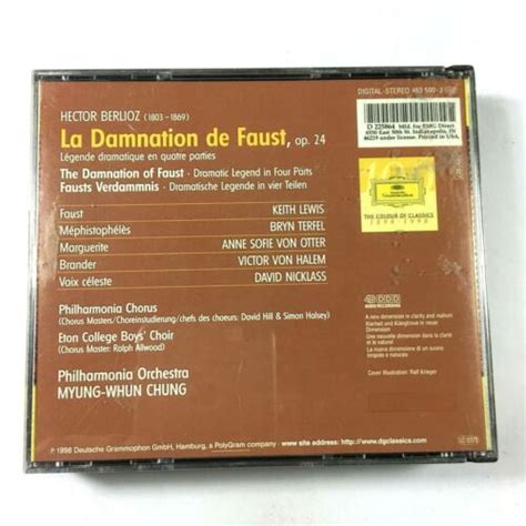 Berlioz La Damnation De Faust Myung Whun Chung Phil Orchestra Ebay