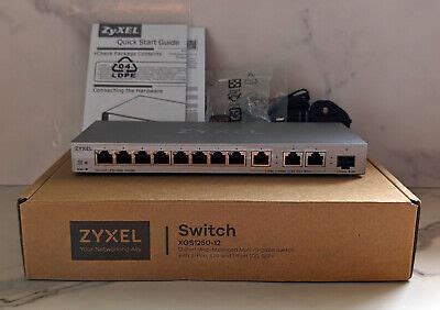 Zyxel Xgs Web Managed Multi Gigabit Port Network Switch