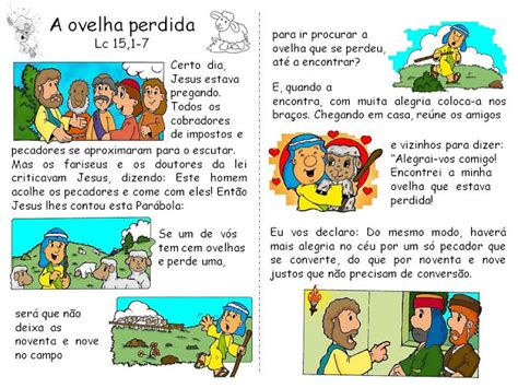 Desenhos de Ovelhas Parábola da Ovelha Perdida e Atividades Páscoa