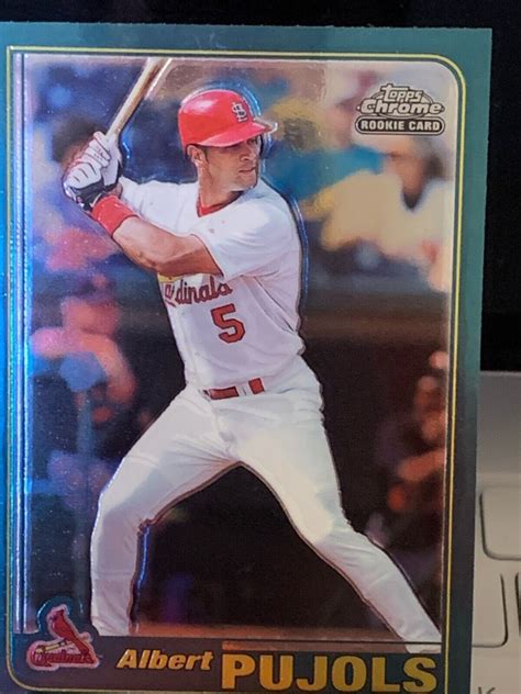 Topps Chrome Traded Rookies Albert Pujols Rc T Ebay