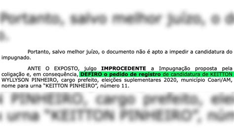 Ju Za Defere Candidatura De Keitton Pinheiro E Confirma Que Candidato