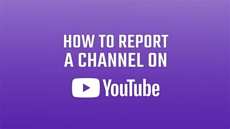 How To Report A Channel On Youtube Youtube